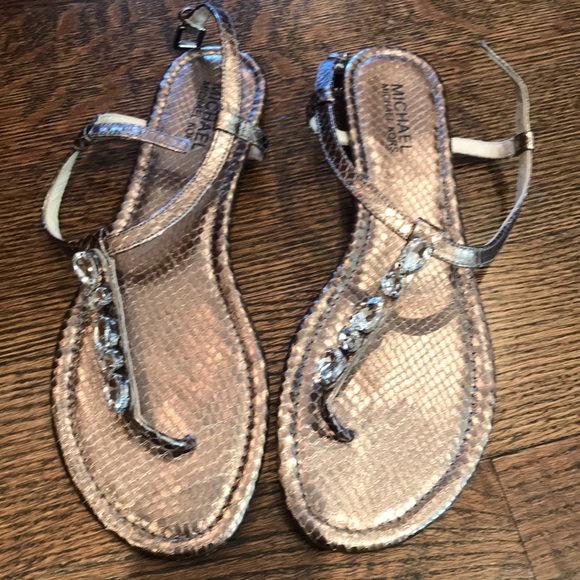 michael kors rhinestone sandals